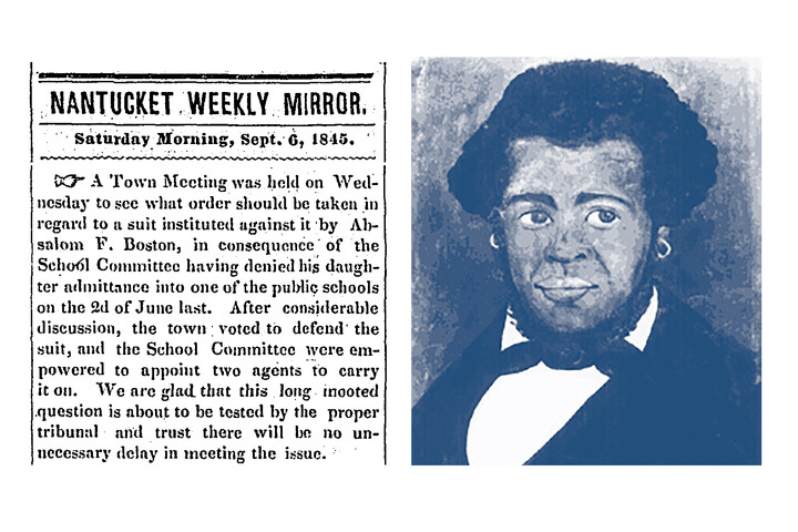 Nantucket Weekly Mirror 1845 Cover Image Crop