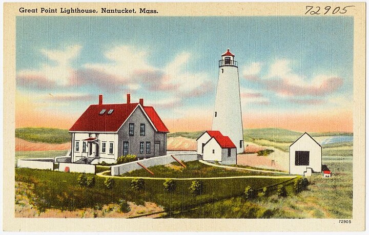 Great Point Lighthouse Nantucket Mass 72905